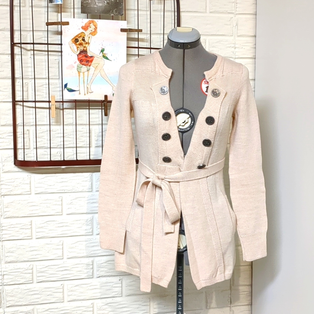 Anthropologie Brass Band cardigan sweater Small